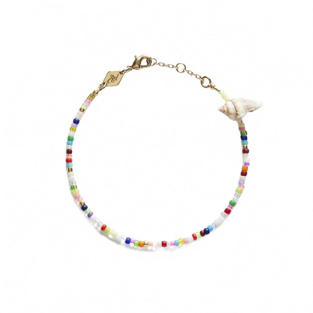 NEW ANNI LU fiesta shell bracelet in multi